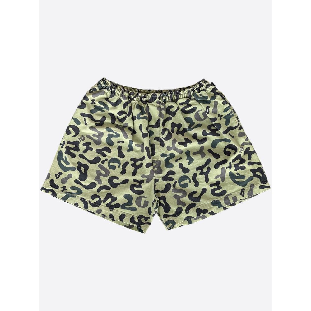 Gallery Dept Green Camouflage Zuma Shorts